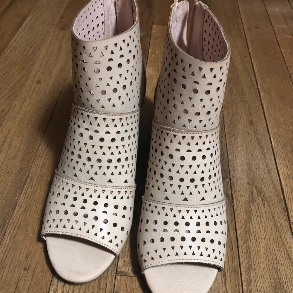 Rampage open toe heel